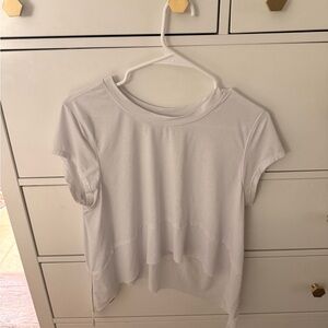 White athletic top